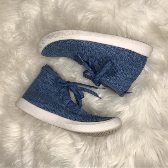 Allbirds Tree Topper High Top Sneakers blue Size 7 - Picture 5 of 9